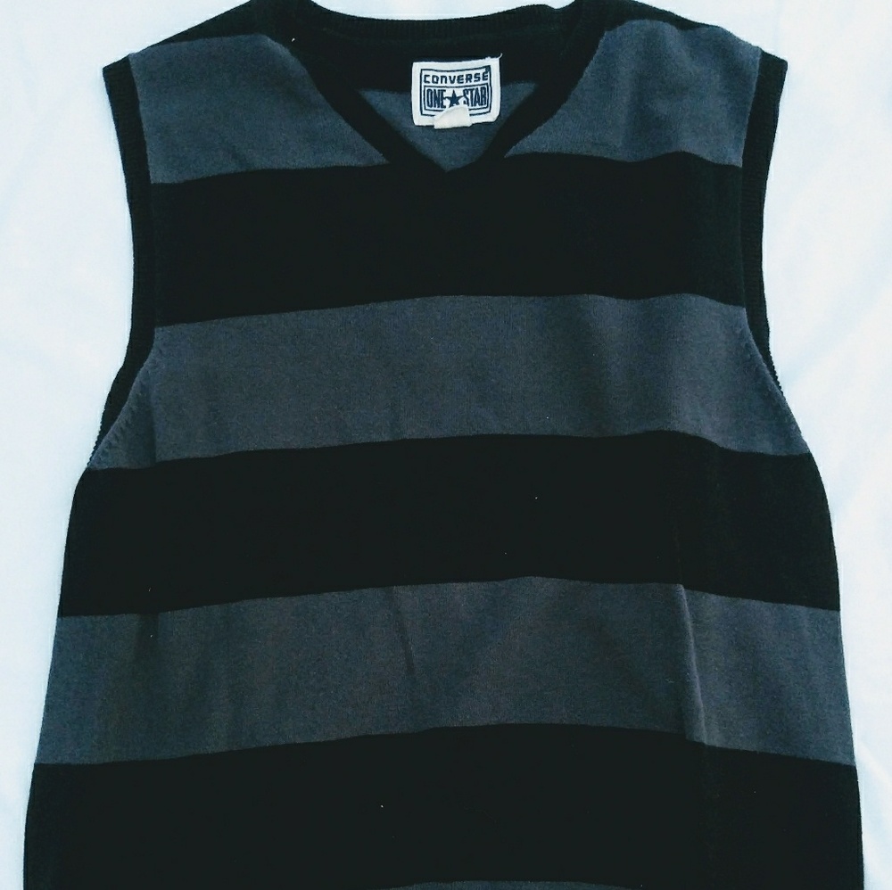 Men's vintage converse one star sweater vest